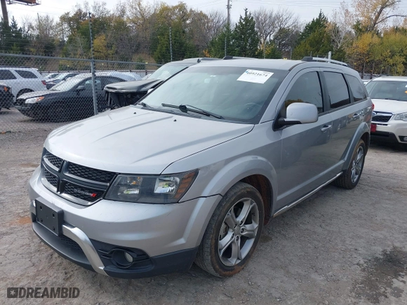 2017 Dodge Journey Crossroad Plus with VIN 3C4PDCGG6HT501951, listed as a IAAI auction lot 40921674 with 164,830 mi miles. Bid and sale history available at carsss.com. Image 18.