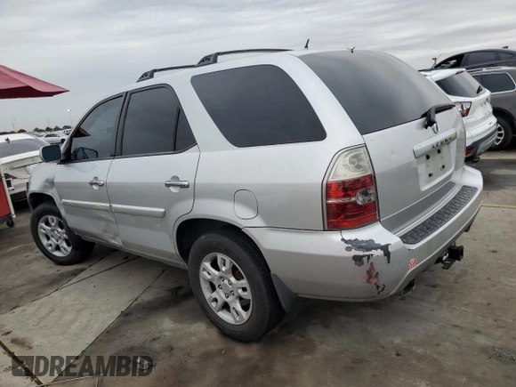 2005 Acura MDX Touring with VIN 2HNYD18955H560111, listed as a Copart auction lot 81768234 with 0 mi miles and Salvage Title. Bid and sale history available at carsss.com. Image 2.