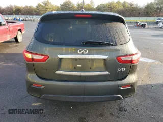 2013 Infiniti JX35 with VIN 5N1AL0MM9DC304341, listed as a Copart auction lot 43156525 with 32,577 mi miles and Salvage Title. Bid and sale history available at carsss.com. Image 6.