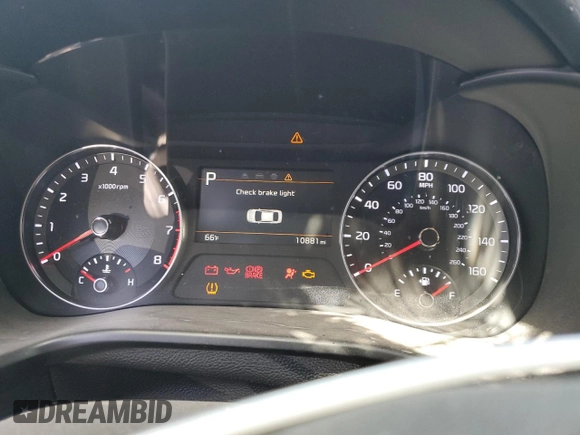 2024 Kia Forte LXS with VIN 3KPF24AD8RE821722, listed as a Copart auction lot 49058825 with 10,881 mi miles and Salvage Title. Bid and sale history available at DreamBid. Image 9.