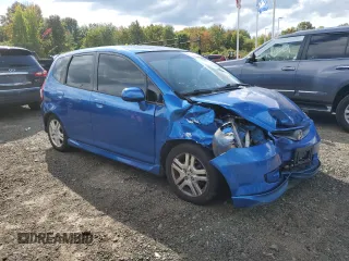 2008 Honda Fit Sport with VIN JHMGD38648S048984, listed as a Copart auction lot 73504714 with 138,657 mi miles and Salvage Title. Bid and sale history available at carsss.com. Image 4.