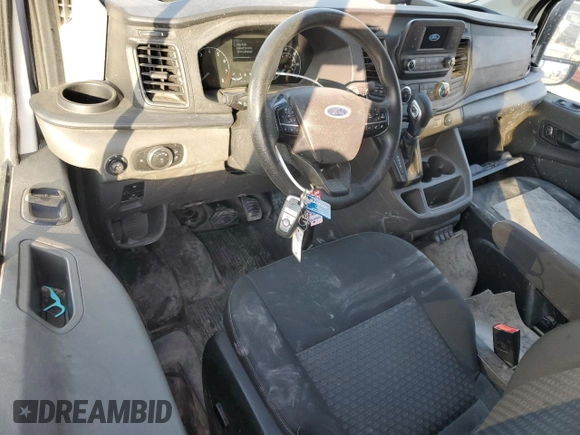 2023 Ford Transit Passenger XL with VIN 1FBAX2Y82PKB73172, listed as a Copart auction lot 53253985 with 12,895 mi miles and Salvage title. Bid and sale history available at DreamBid. Image 8.