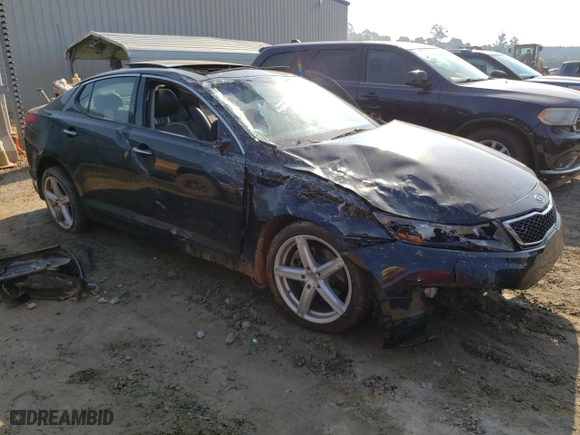 2012 Kia Optima SX with VIN 5XXGR4A6XCG063236, listed as a Copart auction lot 64841923 with 166,727 mi miles and Salvage Title. Bid and sale history available at carsss.com. Image 4.
