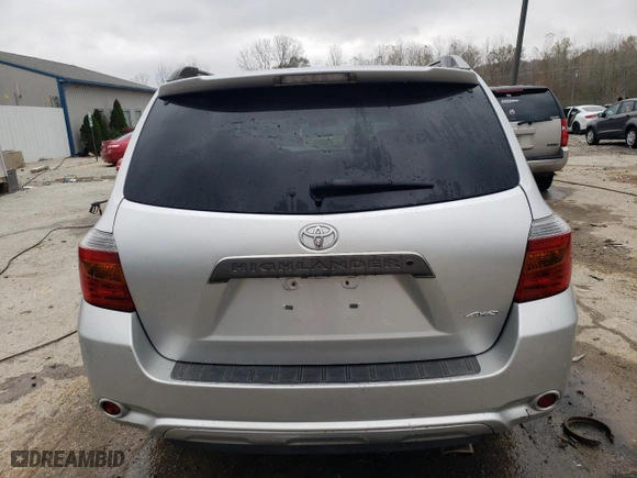 2010 Toyota Highlander Sport with VIN 5TDEK3EHXAS004085, listed as a Copart auction lot 80378414 with 240,530 mi miles and Non Repairable. Bid and sale history available at carsss.com. Image 6.
