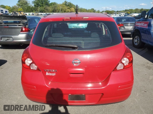 2011 Nissan Versa 1.8 S with VIN 3N1BC1CPXBL366958, listed as a Copart auction lot 71180954 with 129,431 mi miles and Salvage Title. Bid and sale history available at carsss.com. Image 6.