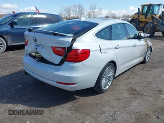 2015 BMW 3 Series 328i Gran Turismo xDrive with VIN WBA3X5C54FD562088, listed as a IAAI auction lot 41894595 with Not provided miles and . Bid and sale history available at DreamBid. Image 4.