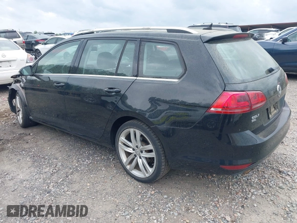 2017 Volkswagen Golf SportWagen S with VIN 3VWC17AU5HM522262, listed as a IAAI auction lot 41974987 with 93,905 mi miles. Bid and sale history available at carsss.com. Image 3.