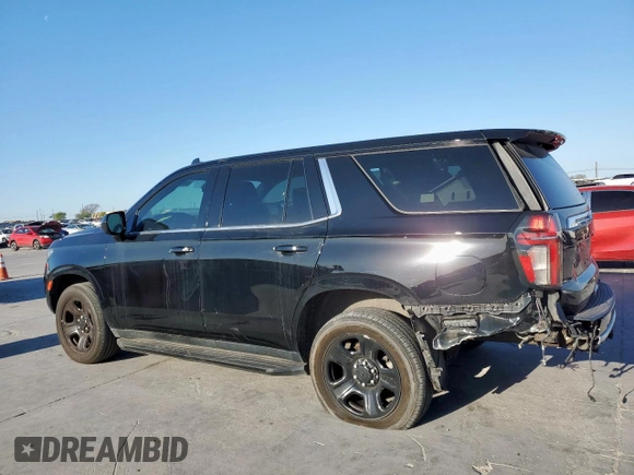 2021 Chevrolet Tahoe Commercial z VIN 1GNSCLED6MR286927, wystawiony jako Copart lot #49970565 z przebiegiem 99 471 mil mil oraz Szkoda całkowita • Salvage title. Historia ofert i sprzedaży dostępna na DreamBid. Obrazek 2.