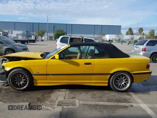 1997 BMW 3-Series 328IC with VIN WBABK8323VET99797, listed as a IAAI auction lot 41616423 with 177,621 mi miles. Bid and sale history available at carsss.com. Image 15.