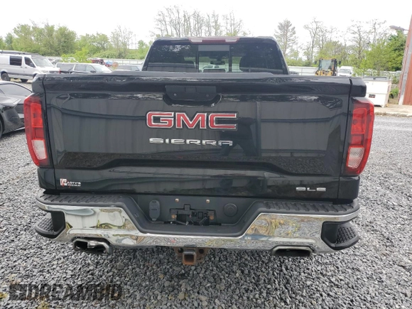 2019 GMC Sierra 1500 SLE z VIN 1GTR9BED3KZ210093, wystawiony jako Copart lot #57950595 z przebiegiem 53 968 mil mil oraz Szkoda całkowita • Salvage title. Historia ofert i sprzedaży dostępna na DreamBid. Obrazek 6.
