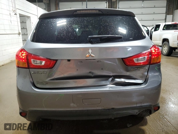 2015 Mitsubishi Outlander SE with VIN 4A4AP4AU6FE008763, listed as a Copart auction lot 58772365 with 130,749 mi miles and Salvage title. Bid and sale history available at DreamBid. Image 6.