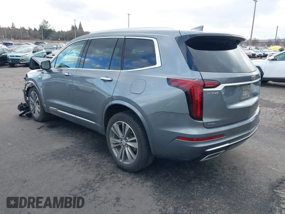 2021 Cadillac XT6 Premium Luxury with VIN 1GYKPDRS2MZ228111, listed as a IAAI auction lot 41671112 with 45,980 mi miles. Bid and sale history available at carsss.com. Image 3.