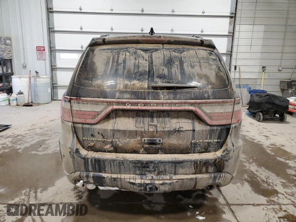 2018 Dodge Durango Citadel with VIN 1C4RDJEG9JC445313, listed as a Copart auction lot 44143445 with 82,752 mi miles and Salvage title. Bid and sale history available at DreamBid. Image 6.