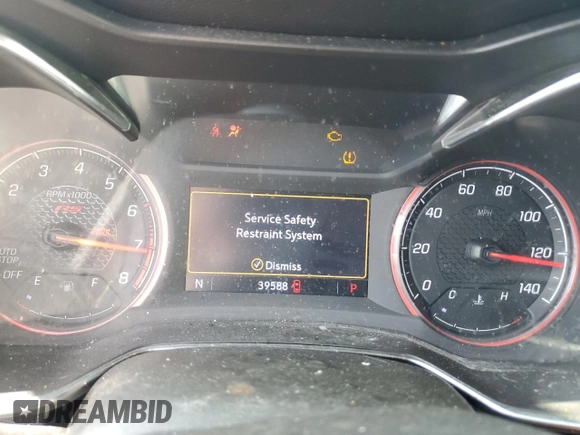 2022 Chevrolet TrailBlazer RS with VIN KL79MTSL2NB113817, listed as a Copart auction lot 50630965 with 39,588 mi miles and Salvage Title. Bid and sale history available at carsss.com. Image 9.