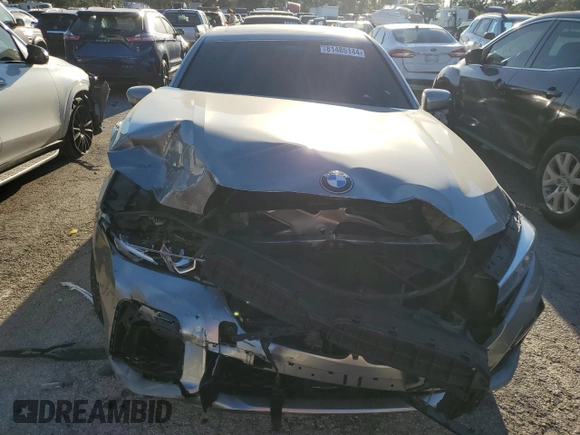 2020 BMW 7 Series 750i xDrive with VIN WBA7U2C03LGJ59954, listed as a Copart auction lot 81485144 with 0 mi miles and Salvage Title. Bid and sale history available at carsss.com. Image 5.