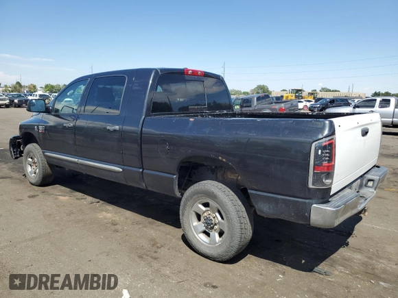 2008 Dodge Ram 2500 Laramie with VIN 3D7KS29A18G215281, listed as a Copart auction lot 66127594 with 216,943 mi miles and Salvage Title. Bid and sale history available at carsss.com. Image 2.