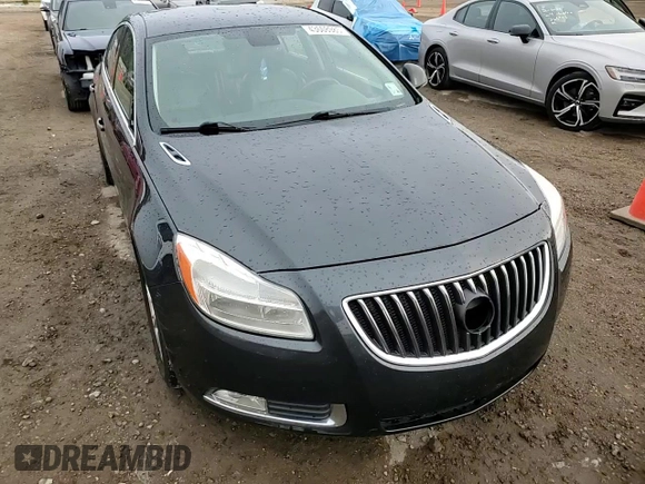 2013 Buick Regal Premium 1 with VIN 2G4GS5ERXD9225742, listed as a Copart auction lot 43608985 with 181,443 mi miles and Salvage title. Bid and sale history available at DreamBid. Image 10.