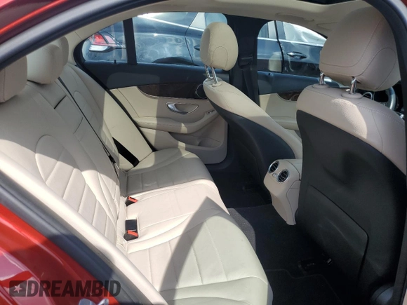2018 Mercedes-Benz C 300 with VIN WDDWF4KB3JR416416, listed as a Copart auction lot 61609695 with 30,717 mi miles and Salvage title. Bid and sale history available at DreamBid. Image 10.