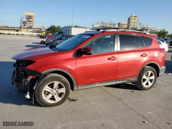 2014 Toyota RAV4 XLE with VIN 2T3WFREV0EW097124, listed as a Copart auction lot 52828155 with 167,973 mi miles and Salvage Title. Bid and sale history available at carsss.com. Image 1.