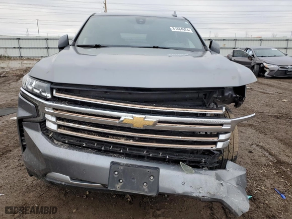 2021 Chevrolet Suburban High Country with VIN 1GNSKGKL3MR371388, listed as a Copart auction lot 81684624 with 95,046 mi miles and Salvage Title. Bid and sale history available at carsss.com. Image 5.