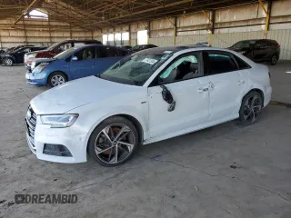 2020 Audi A3 Sedan S line Premium Plus with VIN WAUJEGFF2LA005982, listed as a Copart auction lot 77421364 with 61,121 mi miles and Clean Title. Bid and sale history available at carsss.com. Image 1.