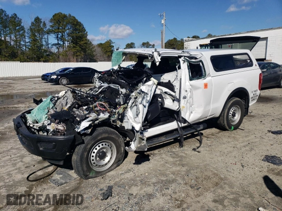 2020 Ford Ranger XL with VIN 1FTER1EH8LLA97967, listed as a Copart auction lot 45472375 with Not Provided miles and Salvage Title. Bid and sale history available at DreamBid. Image 1.