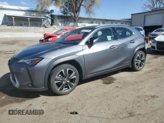2020 Lexus UX 250h z VIN JTHX9JBH9L2029193, wystawiony jako Copart lot #54231305 z przebiegiem 96 766 mil mil oraz Szkoda całkowita • Salvage title. Historia ofert i sprzedaży dostępna na DreamBid. Obrazek 1.