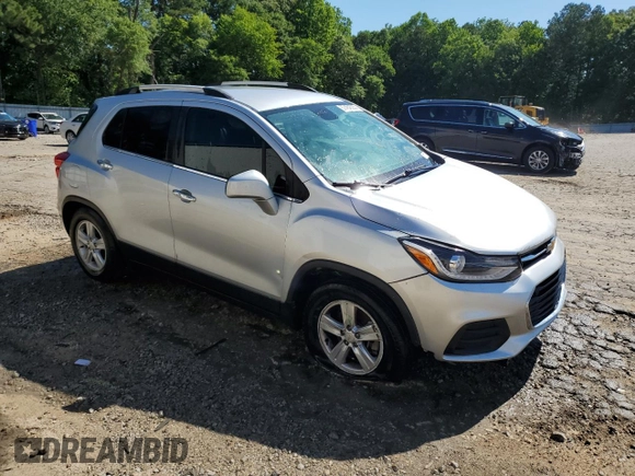 2020 Chevrolet Trax LT with VIN KL7CJLSB9LB017914, listed as a Copart auction lot 57464535 with 110,982 mi miles and Salvage title. Bid and sale history available at DreamBid. Image 4.
