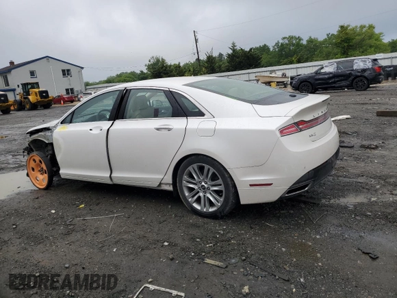 2015 Lincoln MKZ Hybrid with VIN 3LN6L2LUXFR609516, listed as a Copart auction lot 57986625 with 110,268 mi miles and Salvage title. Bid and sale history available at DreamBid. Image 2.