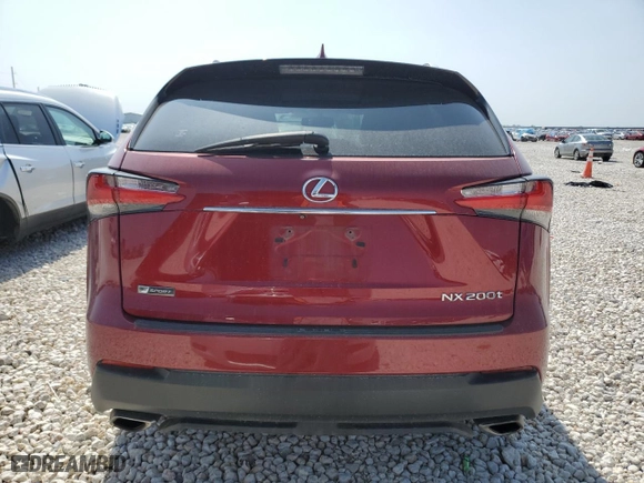 2017 Lexus NX with VIN JTJYARBZ8H2069015, listed as a Copart auction lot 51103195 with 136,127 mi miles and Salvage Title. Bid and sale history available at carsss.com. Image 6.