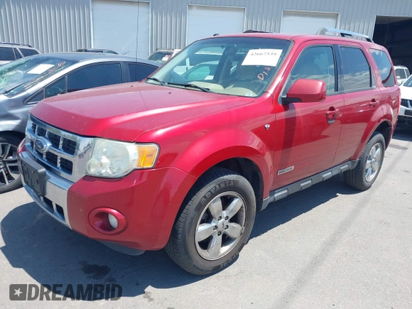 2008 Ford Escape Limited with VIN 1FMCU94148KE61075, listed as a IAAI auction lot 42667539 with 205,154 mi miles and . Bid and sale history available at DreamBid. Image 2.