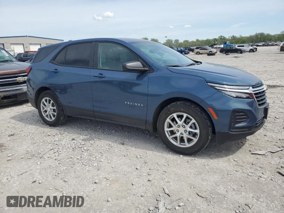 2024 Chevrolet Equinox LS z VIN 3GNAXHEG6RL251049, wystawiony jako Copart lot #52233635 z przebiegiem 8 960 mil mil oraz Szkoda całkowita • Salvage title. Historia ofert i sprzedaży dostępna na DreamBid. Obrazek 4.