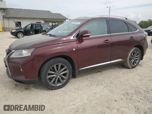 2014 Lexus RX 350 with VIN 2T2BK1BA4EC247495, listed as a Copart auction lot 54516225 with 214,056 mi miles and Salvage Title. Bid and sale history available at DreamBid. Image 1.