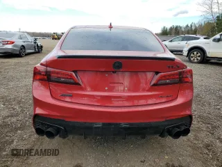2020 Acura TLX w/A-Spec Pkg with VIN 19UUB3F62LA801635, listed as a Copart auction lot 79255494 with 64,464 mi miles and Salvage Title. Bid and sale history available at carsss.com. Image 6.