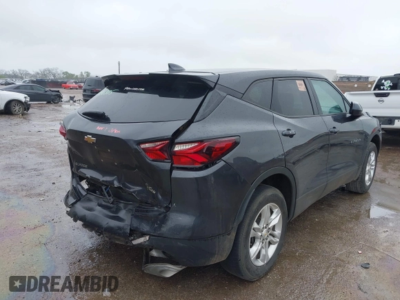2021 Chevrolet Blazer LT with VIN 3GNKBBRA0MS576302, listed as a IAAI auction lot 41916335 with 98,472 mi miles and . Bid and sale history available at DreamBid. Image 4.