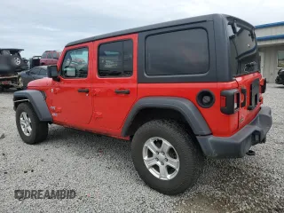 2018 Jeep Wrangler Unlimited Sport с VIN 1C4HJXDG0JW197511, выставлен на аукционе Copart как лот 57361775 с пробегом 95 830 миль миль и Списание • Salvage title. История ставок и продаж доступна на DreamBid. Изображение 2.
