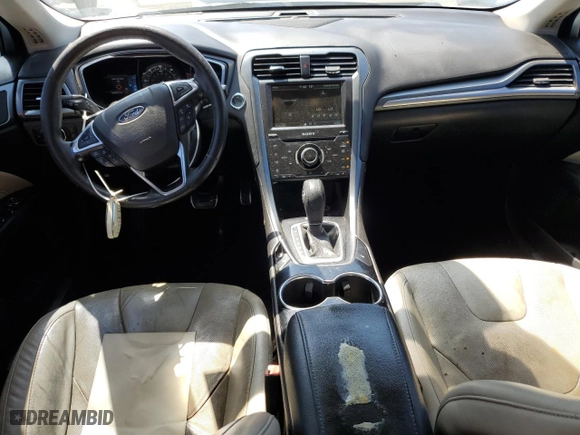 2015 Ford Fusion Titanium Hybrid with VIN 3FA6P0RUXFR245253, listed as a Copart auction lot 52189475 with 164,876 mi miles and Salvage Title. Bid and sale history available at carsss.com. Image 8.