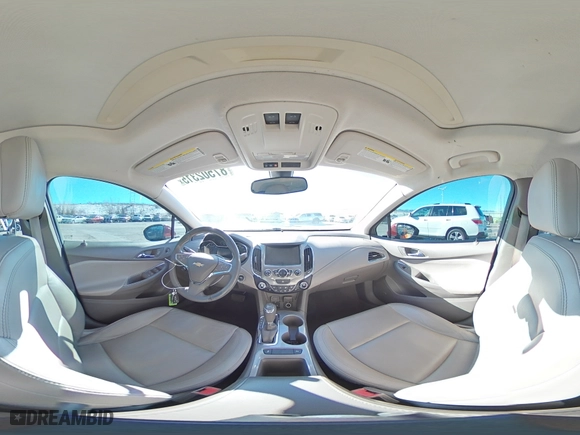 2017 Chevrolet Cruze LT with VIN 1G1BH5SE6H7229544, listed as a Copart auction lot 87502315 with 96,898 mi miles and Salvage Title. Bid and sale history available at carsss.com. Image 14.
