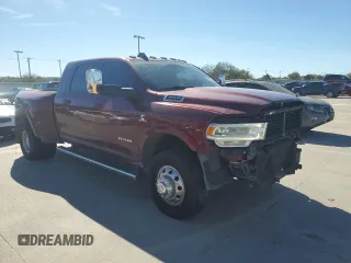 2019 Ram 3500 Laramie with VIN 3C63RRML4KG536838, listed as a Copart auction lot 80268644 with 84,191 mi miles and Salvage Title. Bid and sale history available at carsss.com. Image 4.
