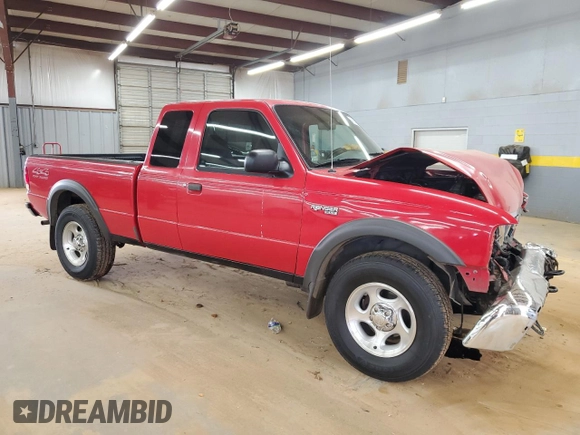 2000 Ford Ranger XLT with VIN 1FTZR15X5YPB92608, listed as a Copart auction lot 48350085 with 153,941 mi miles and Salvage Title. Bid and sale history available at carsss.com. Image 4.