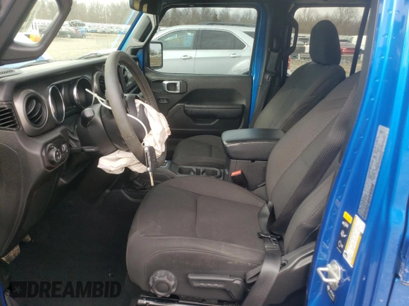 2023 Jeep Gladiator Freedom с VIN 1C6HJTAG3PL579160, выставлен на аукционе Copart как лот 46909635 с пробегом 10 081 миль миль и Списание • Salvage title. История ставок и продаж доступна на DreamBid. Изображение 7.