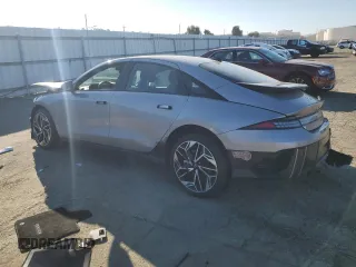 2023 Hyundai IONIQ 6 SEL with VIN KMHM34AC1PA019746, listed as a Copart auction lot 89132855 with 20,260 mi miles and Salvage Title. Bid and sale history available at carsss.com. Image 2.