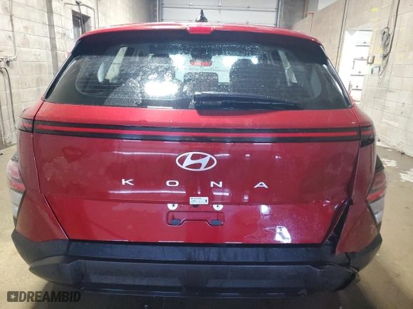 2024 Hyundai Kona SE with VIN KM8HA3AB8RU086998, listed as a Copart auction lot 53065255 with 30,581 mi miles and Clean Title. Bid and sale history available at carsss.com. Image 6.