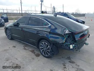 2020 Hyundai Sonata Limited with VIN 5NPEH4J21LH019461, listed as a IAAI auction lot 41498772 with 59,832 mi miles. Bid and sale history available at carsss.com. Image 3.