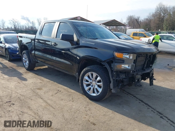 2019 Chevrolet Silverado 1500 Custom with VIN 3GCUYBEF4KG102693, listed as a IAAI auction lot 41683760 with 77,379 mi miles and . Bid and sale history available at DreamBid. Image 1.