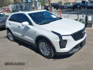 2024 Cadillac XT4 FWD Luxury with VIN 1GYAZAR42RF168331, listed as a IAAI auction lot 41980130 with 10,335 mi miles and . Bid and sale history available at carsss.com. Image 1.