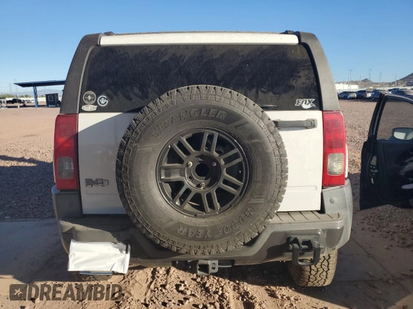 2006 Hummer H3 with VIN 5GTDN136468200665, listed as a Copart auction lot 78490404 with 140,745 mi miles and Salvage Title. Bid and sale history available at carsss.com. Image 6.