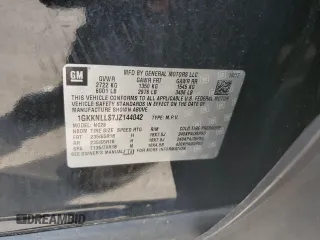 2018 GMC Acadia SLE with VIN 1GKKNLLS7JZ144042, listed as a Copart auction lot 57464704 with 123,204 mi miles and Salvage Title. Bid and sale history available at DreamBid. Image 13.