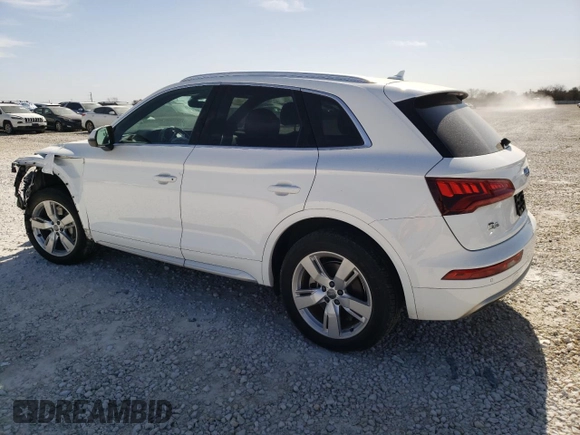 2018 Audi Q5 Premium Plus with VIN WA1BNAFY0J2025672, listed as a Copart auction lot 48595915 with 94,905 mi miles and Salvage Title. Bid and sale history available at carsss.com. Image 2.