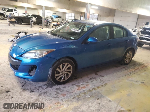 2012 Mazda 3 i Grand Touring with VIN JM1BL1W78C1609667, listed as a Copart auction lot 86858354 with 197,329 mi miles and Non repairable. Bid and sale history available at DreamBid. Image 1.
